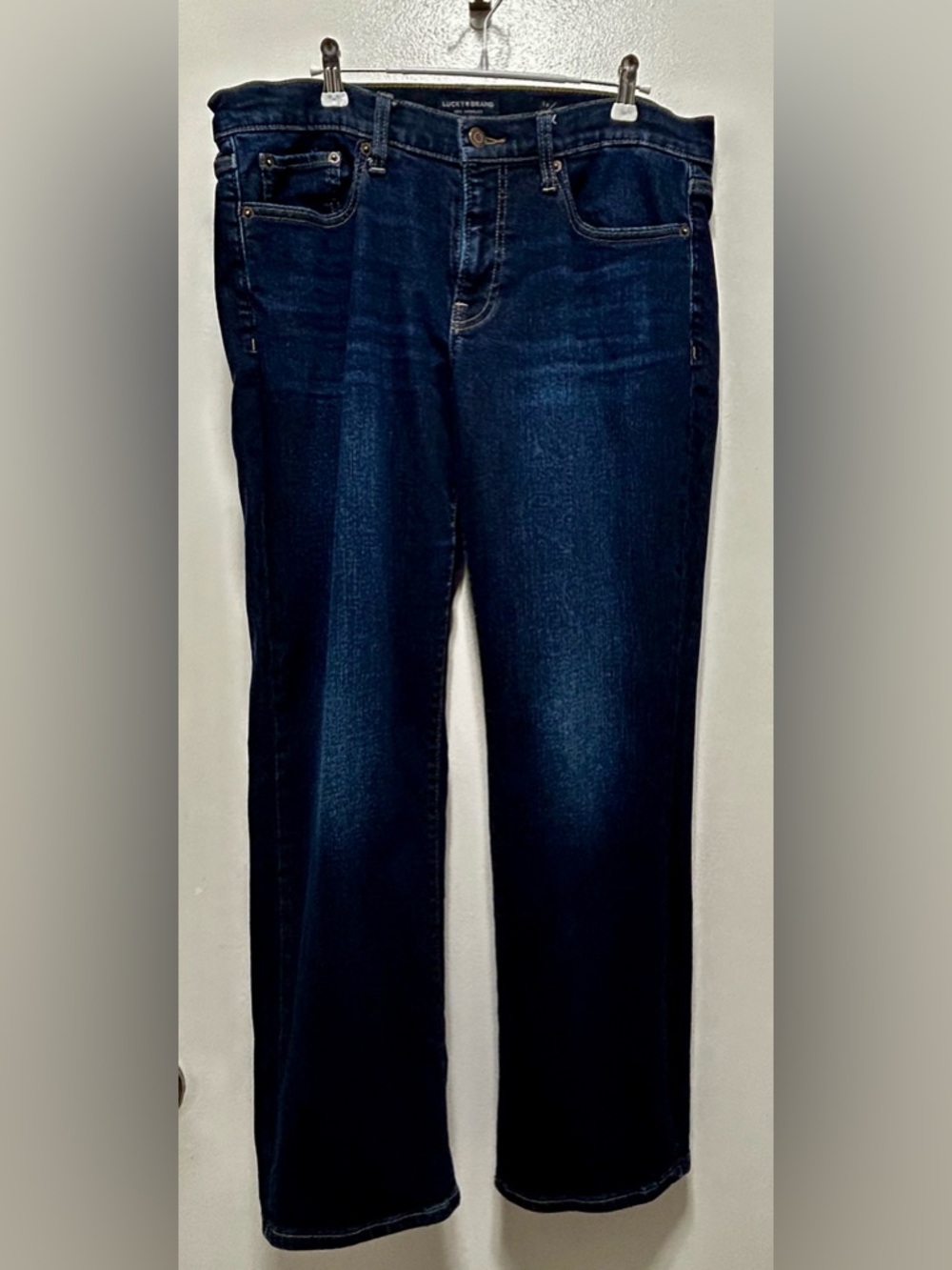 Lucky Brand Dark Indigo Straight Leg Jeans